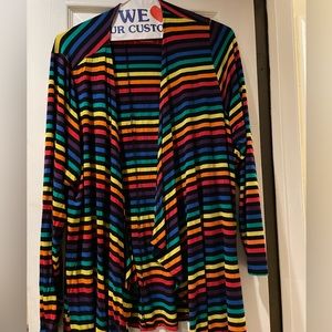 Torrid Strong Rainbow cardigan